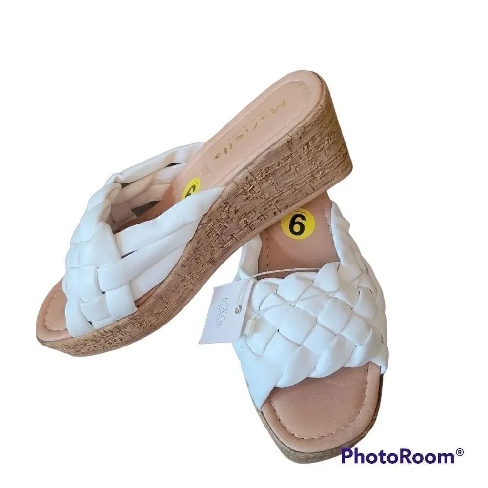 Mariella woven leather slip on esparadilles made in Italy